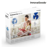 Ventilatore a Piantana InnovaGoods IG814250 Azzurro 50 W (Ricondizionati C)